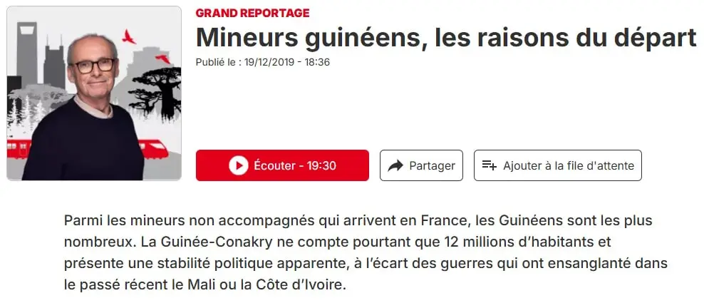 Lire la suite à propos de l’article Guinéens. Les raisons du départ
